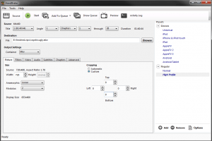 Handbrake Picture Tab