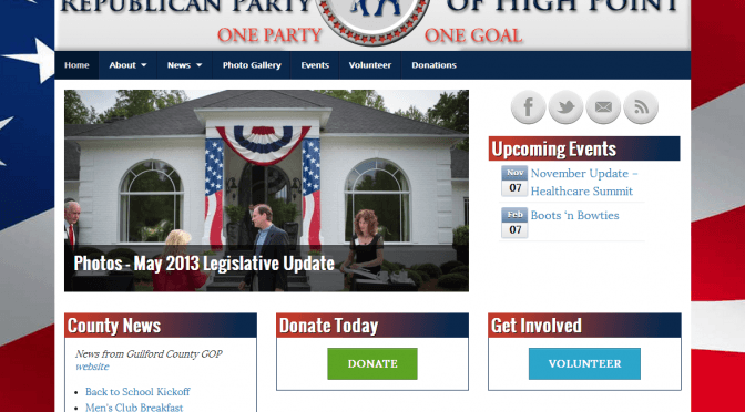 Republican Party of High Point Screenshot